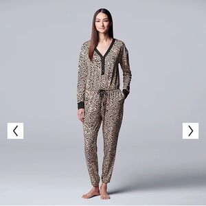 Simply Vera Wang - Long Sleeve One Piece Pajamas - XXL - NWT